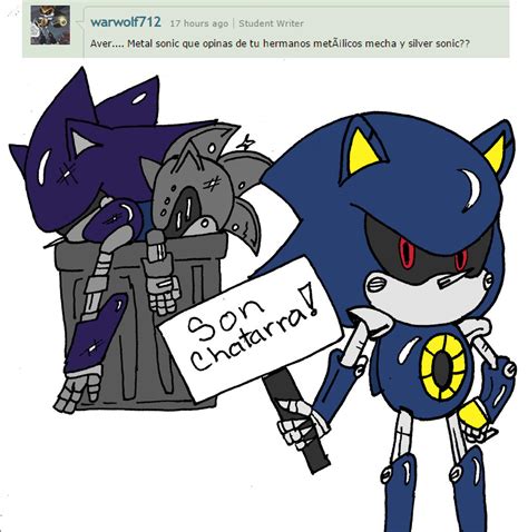 ask sonic 2(metal sonic) by RAVREGMY by RAVRGEMY on DeviantArt