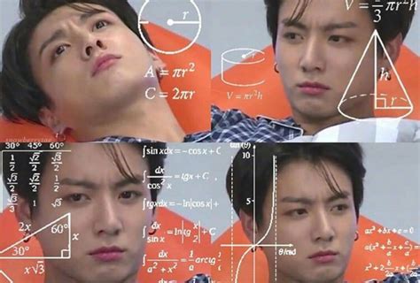 Jeon Jungkook Confused Math Formula Meme 2018 | Bts ตลก, ข้อความขำขัน, รูปตลก