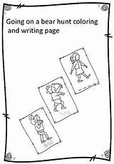 Bear Hunt Coloring Pages sketch template