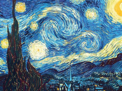 Vincent Gogh van The Starry Night - nimfomane.com