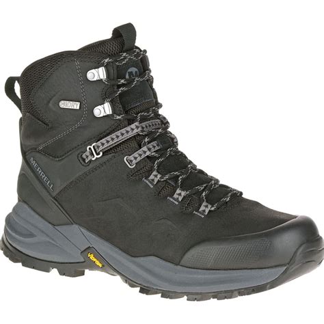 MERRELL Men's Phaserbound Waterproof Backpacking Boots, Black