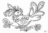 Petrykivka Bird coloring Page  Free Printable Coloring Pages sketch template