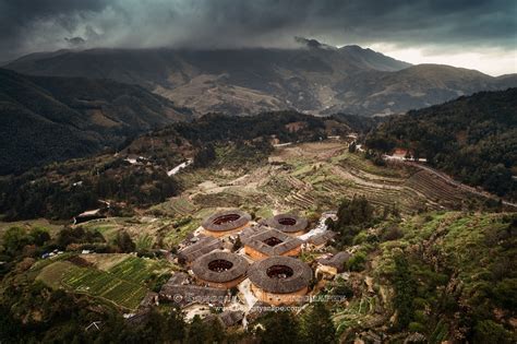 A Group of Tulou, Tianluokeng, Fujian, China – Songquan Photography