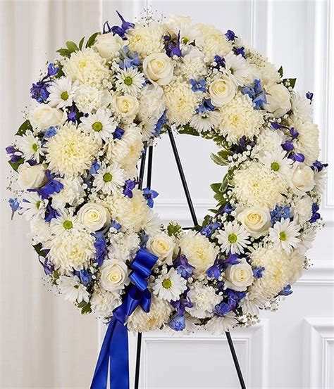 Serene Sympathy Wreath at From You Flowers