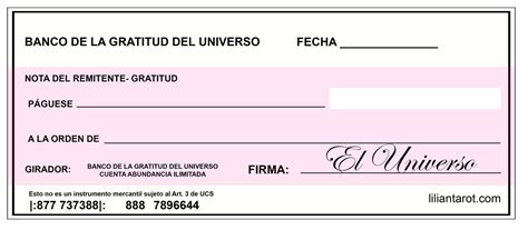 EL CHEQUE DE LA ABUNDANCIA EN LUNA NUEVA Para Ariana Garcia Palacios | Mapa de la prosperidad ...