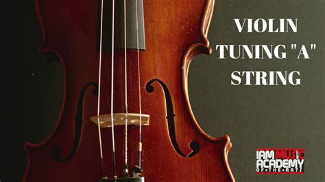 Violin Tuning Note Sound: A STRING - YouTube