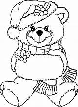 Printable Teddy Bear sketch template