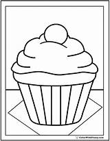 40  Cupcake Coloring Pages Customize PDF Printables sketch template
