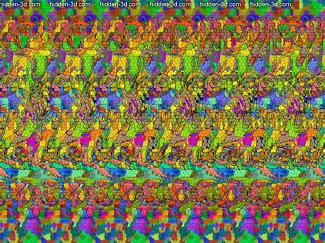 Stereogram by 3Dimka: Ad with phone number. . hidden 3D picture (SIRDS) | Magic eye pictures, 3d ...