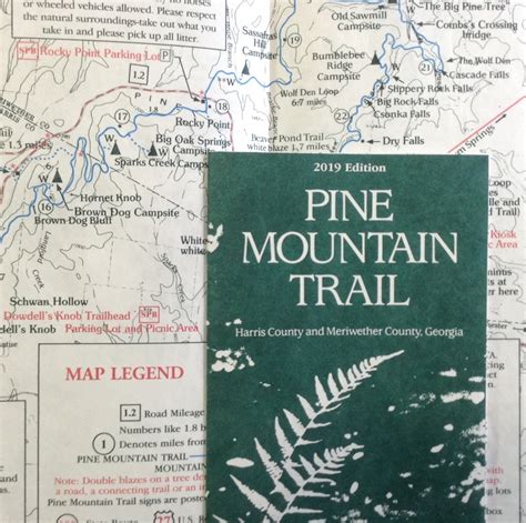 Pine Mountain Trail detailed topographic map