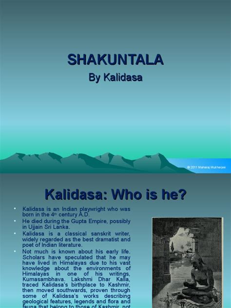 SHAKUNTALA by Kalidasa | PDF | Hindu Mythology | Hindu Literature