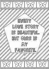 Love Quotes For Him Coloring Pages  Quote coloring sketch template