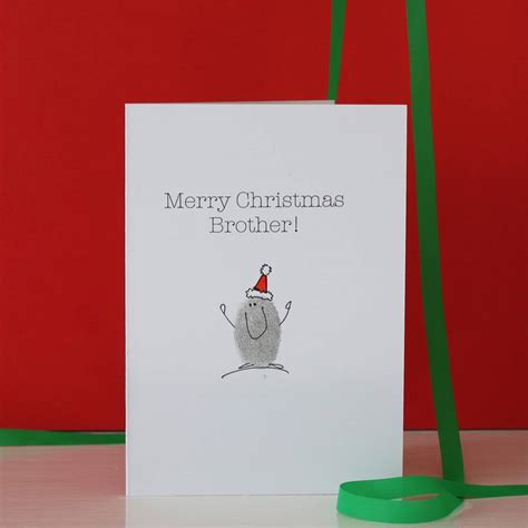 Brother Christmas Card By Adam Regester Design