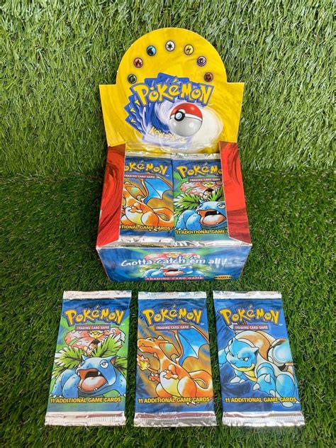 BOX FRESH - 1999 Pokemon Base Set Unlimited Booster Pack | Sealed ...