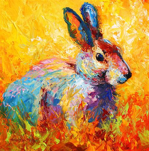 Forest Bunny Painting by Marion Rose - Fine Art America