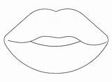 Lips Coloring Pages Printable Kids Color Bright Colors Favorite Choose  sketch template