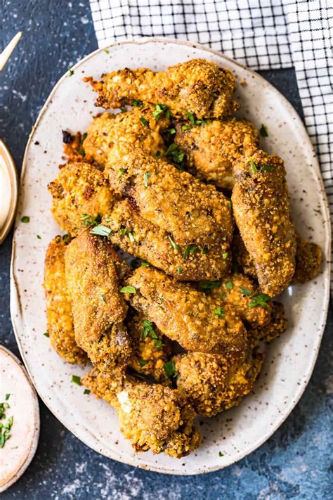 Garlic Parmesan Chicken Wings Recipe - The Cookie Rookie® (VIDEO)