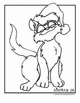 Photos  Bild Galeria CHRISTMAS COLORING PAGES CATS sketch template