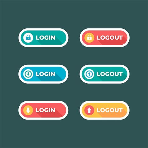 Logout Button - Free Vectors & PSDs to Download