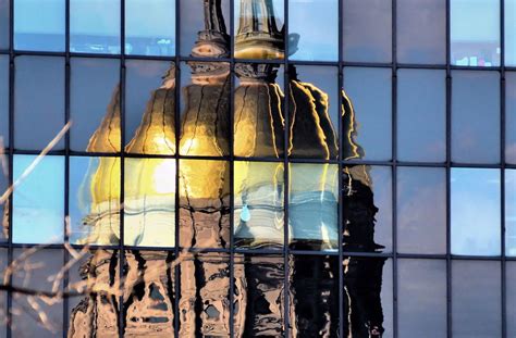 Georgia State Capitol Dome Reflection at Sunset in Atlanta, Georgia - Encircle Photos