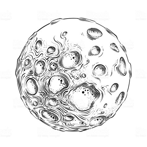 √ Planets Black And White Clipart