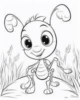 Ant Coloring Pages sketch template