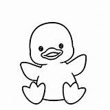 Cute Duck Coloring Pages Printable sketch template