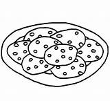 Printable Cookie Coloring Pages sketch template