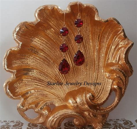 Vintage Swarovski Crystal Earrings ~ Ruby Red Siam Swarovs… | Flickr