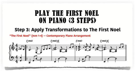 Play The First Noel on Piano (3 Steps) - Piano With Jonny