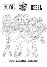 Raven Queen Coloring Page sketch template