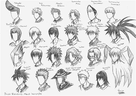 Anime Boy Hair Drawing at GetDrawings | Free download