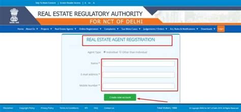 RERA Delhi : Registration Process, Documents and Charges