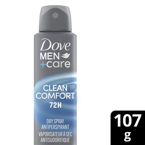 Dove Men+Care Clean Comfort Dry Spray Antiperspirant | Walmart Canada