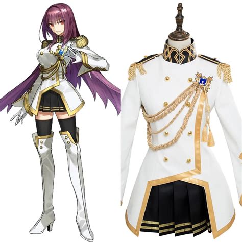 Fate/Extella Link Scathach Keroro Gunso Cosplay Costume FGO Fate Grand Order Scathach Lancer ...