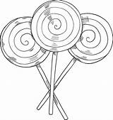 Cute Lollipops Coloring Page  Free Printable Pages For Kids sketch template
