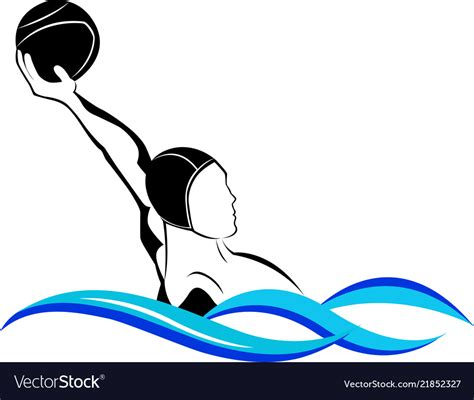 Logo water polo Royalty Free Vector Image - VectorStock