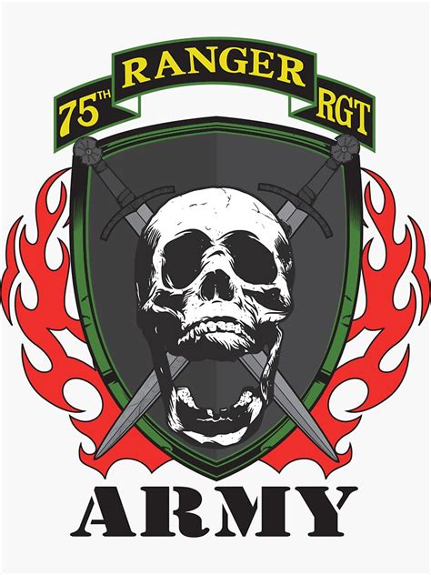 "75th Ranger Regiment " Sticker for Sale by block33 | Redbubble