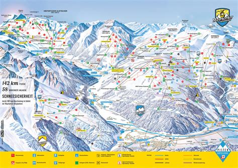 Pistenplan Mayrhofen • Offene Lifte & Pisten • Skipanorama