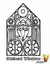 Free Printable Stained Glass Window Coloring Pages  Home sketch template