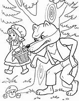Tales Of Red Riding Hood Coloring Pages PDF  Coloringfoldercom sketch template