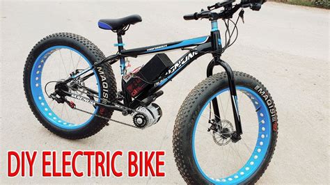 DIY Electric Bike 40km/h Using 350W Reducer Brushless Motor - YouTube in 2020 | Electric bike ...