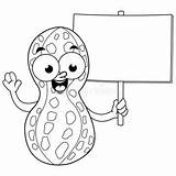 Peanut Coloring Stock Illustrations – 107  sketch template