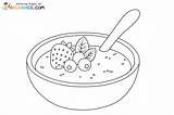 Oatmeal Coloring Pages sketch template