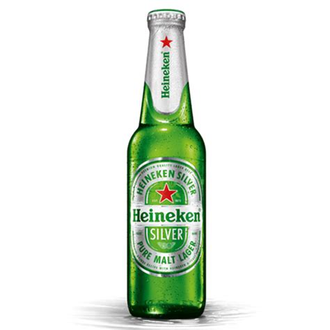 Bia Heineken Bạc (chai thủy tinh)