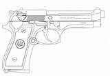 Pistol coloring pages To Download And Print For Free sketch template