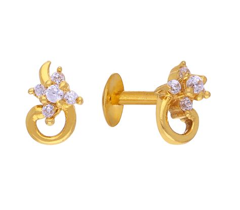 Details 186+ gold earrings for kids designs latest - seven.edu.vn