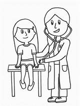 Doctor Coloring Pages sketch template