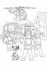 Strażak Sam  Darmowe Kolorowanki Dla Dzieci sketch template