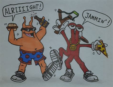 Toejam and Earl - Color Fan Art by spyaroundhere35 on DeviantArt